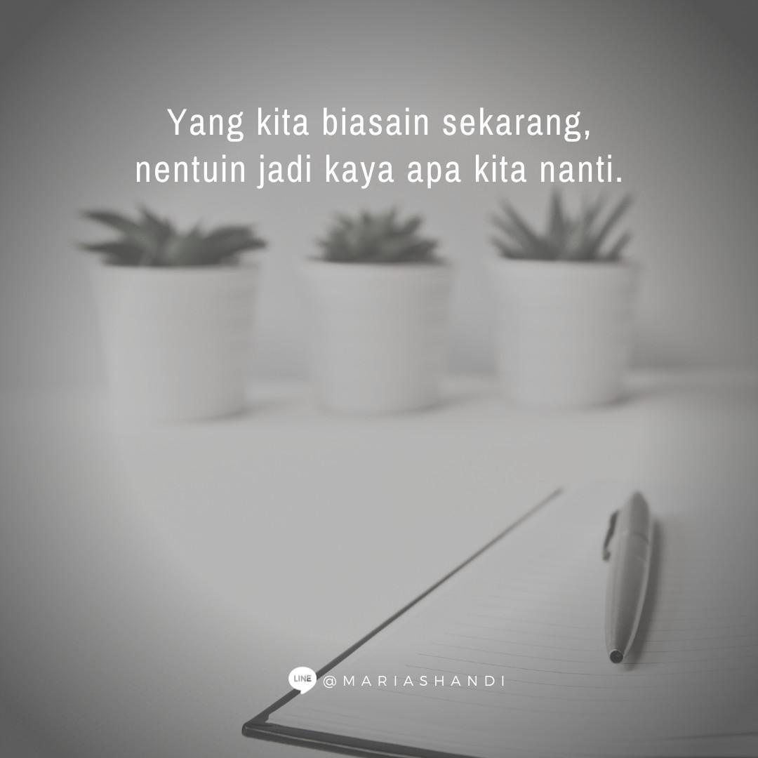 Yang Dibiasakan, Menentukan