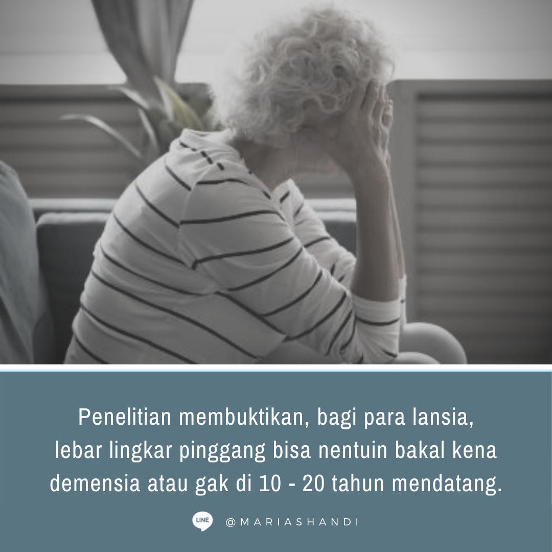 Lingkar Pinggang dan Demensia