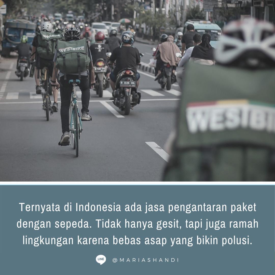 WMS, Inovasi Kurir Sepeda Ramah Lingkungan WMS, Inovasi Kurir Sepeda Ramah Lingkungan