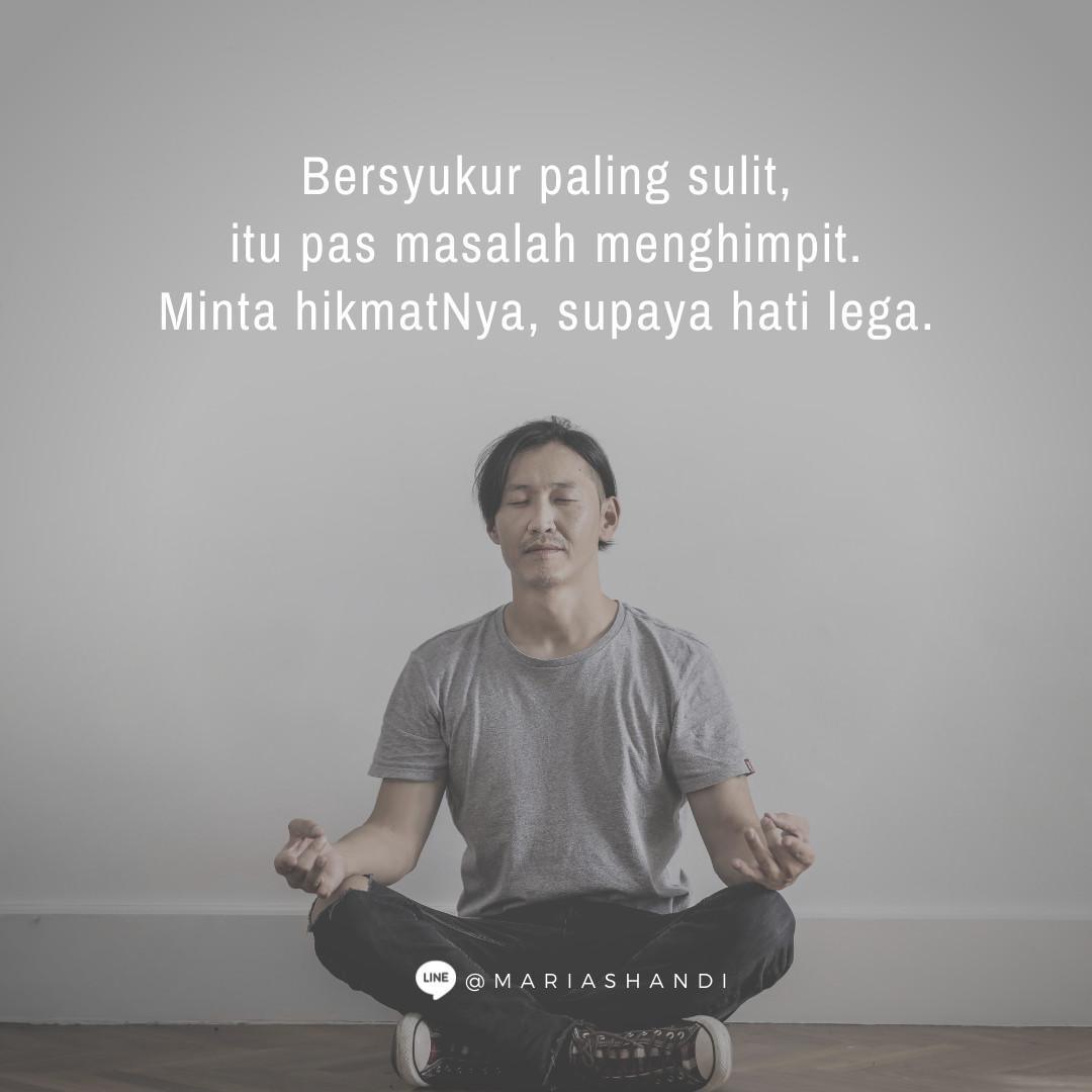 Bersyukur Paling Sulit