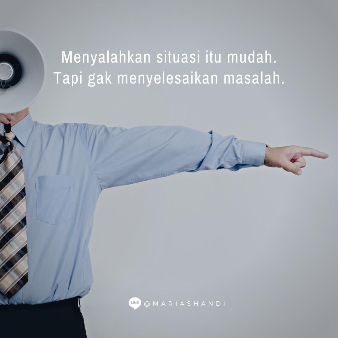 Terbiasa Menuding Terbiasa Menuding