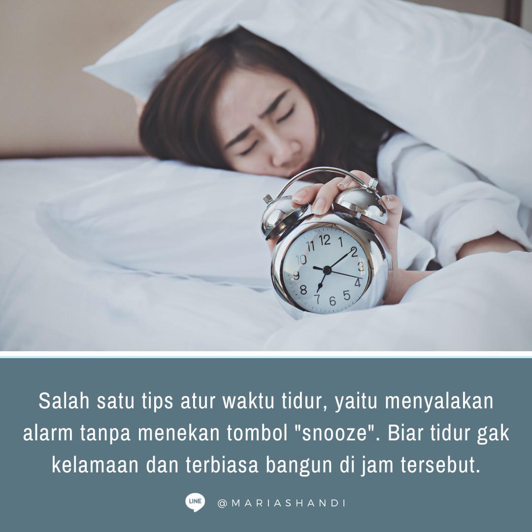 Tips Atur Waktu Tidur Tips Atur Waktu Tidur