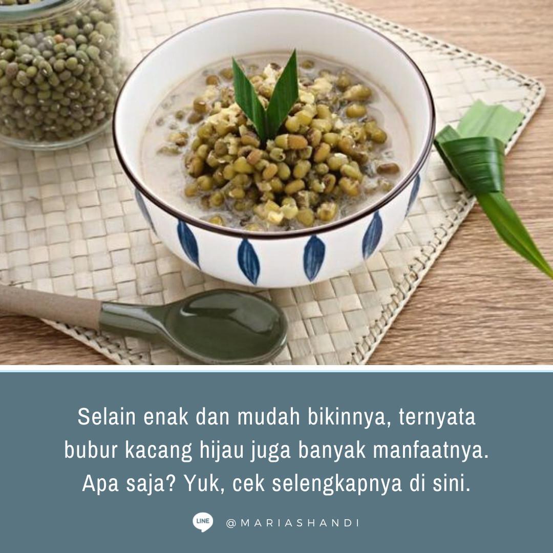 Manfaat Bubur Kacang Hijau