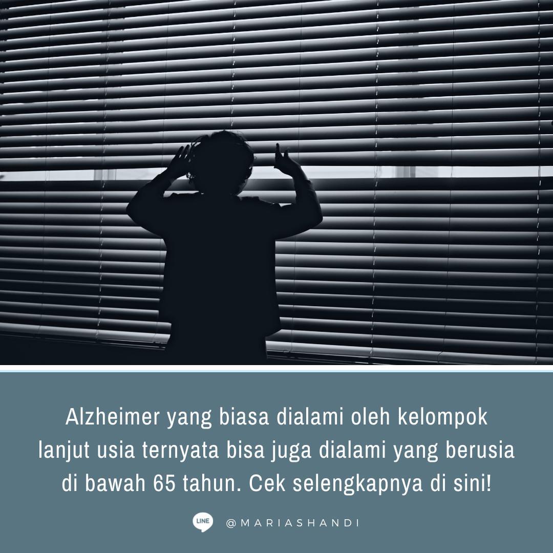 Yang Umur 30-an Beresiko Kena Alzheimer?!