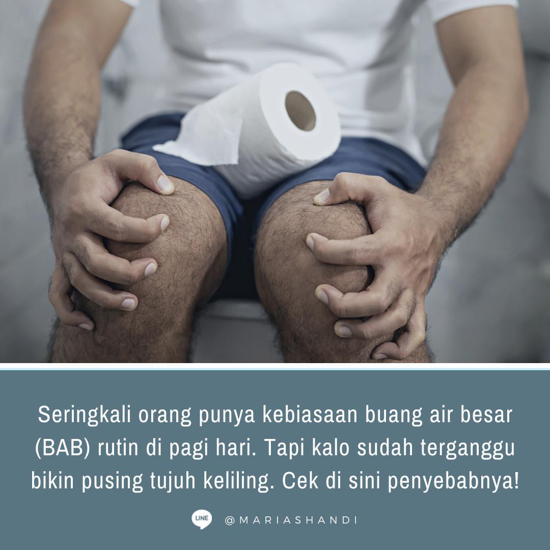 Penyebab sulit BAB di pagi hari Penyebab sulit BAB di pagi hari