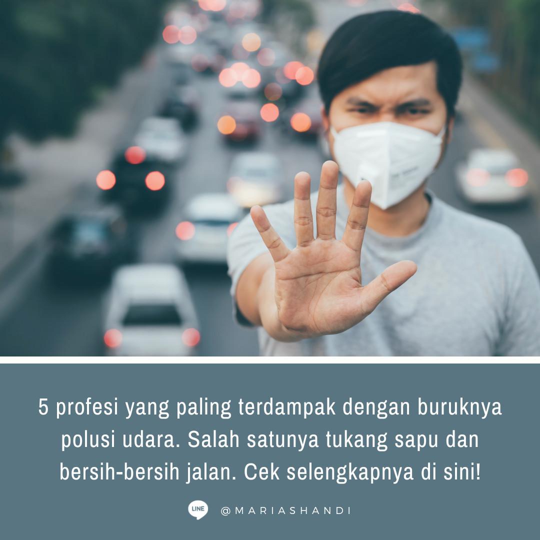5 Profesi Rawan Terdampak Polusi Udara