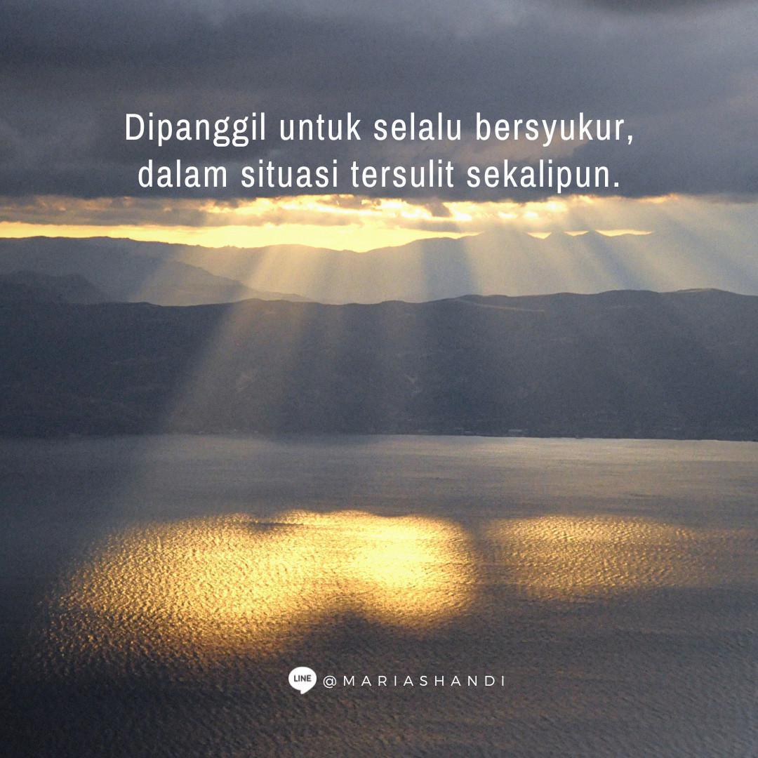 Dipanggil untuk Bersyukur Dipanggil untuk Bersyukur