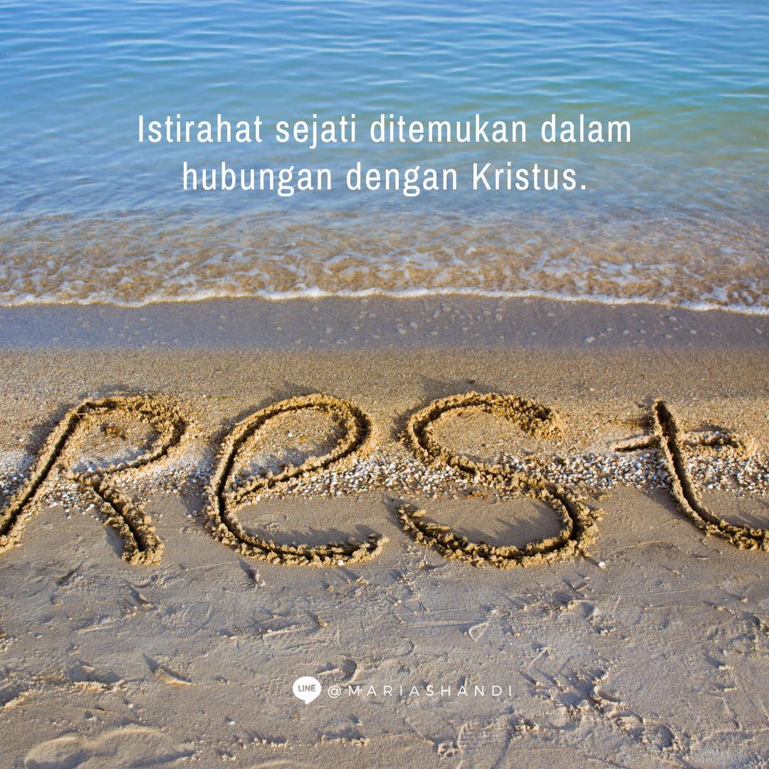 Temukan Istirahat Sejati Temukan Istirahat Sejati