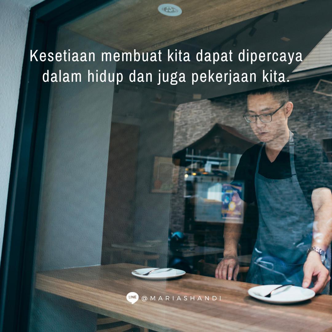 Kesetiaan Akan Menerima Pujian Kesetiaan Akan Menerima Pujian