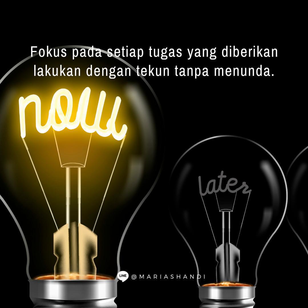 Fokus pada Tugas Tuhan Fokus pada Tugas Tuhan
