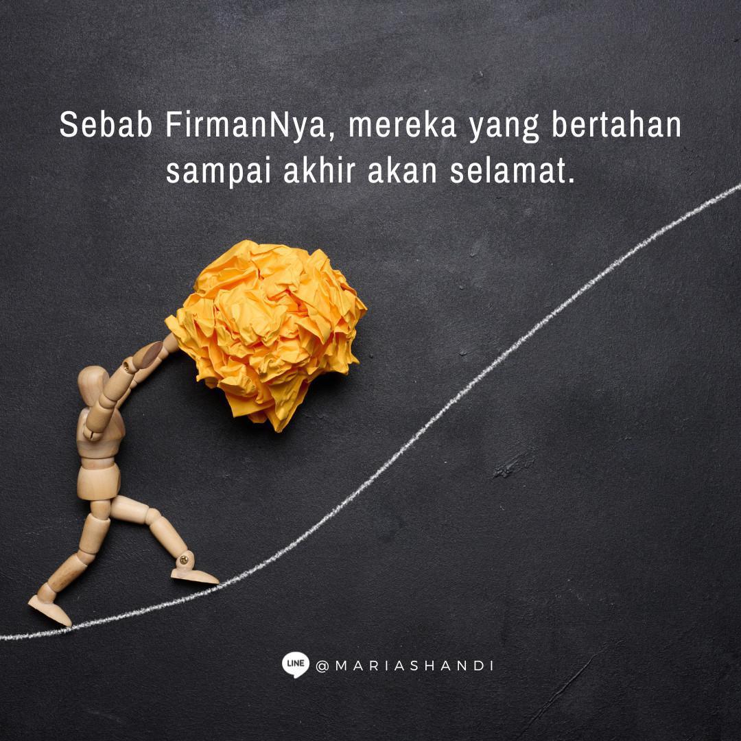 Setia Hingga Akhir Setia Hingga Akhir