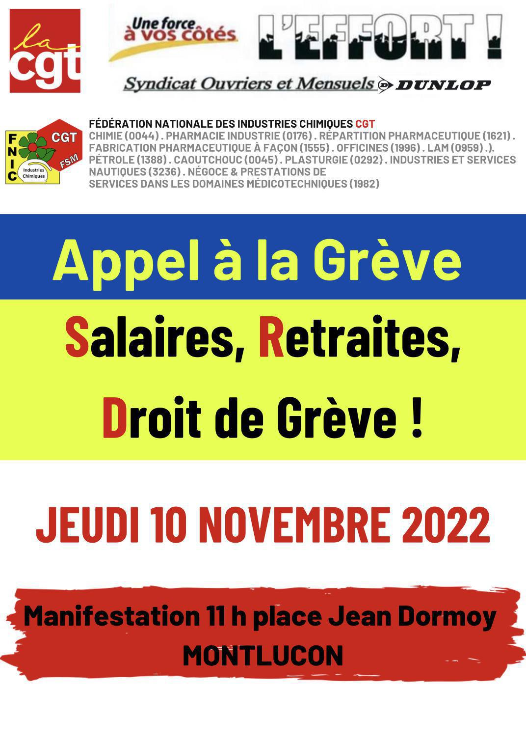 Appel à la GRÈVE 