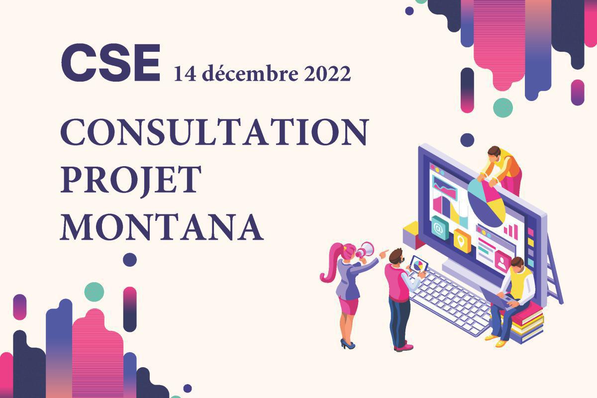 Info-consultation du CSE projet MONTANA Info-consultation du CSE projet MONTANA