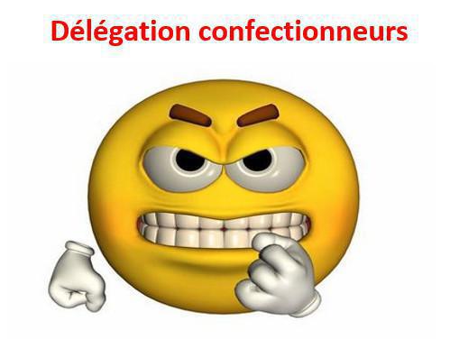 Délégation confectionneurs Délégation confectionneurs