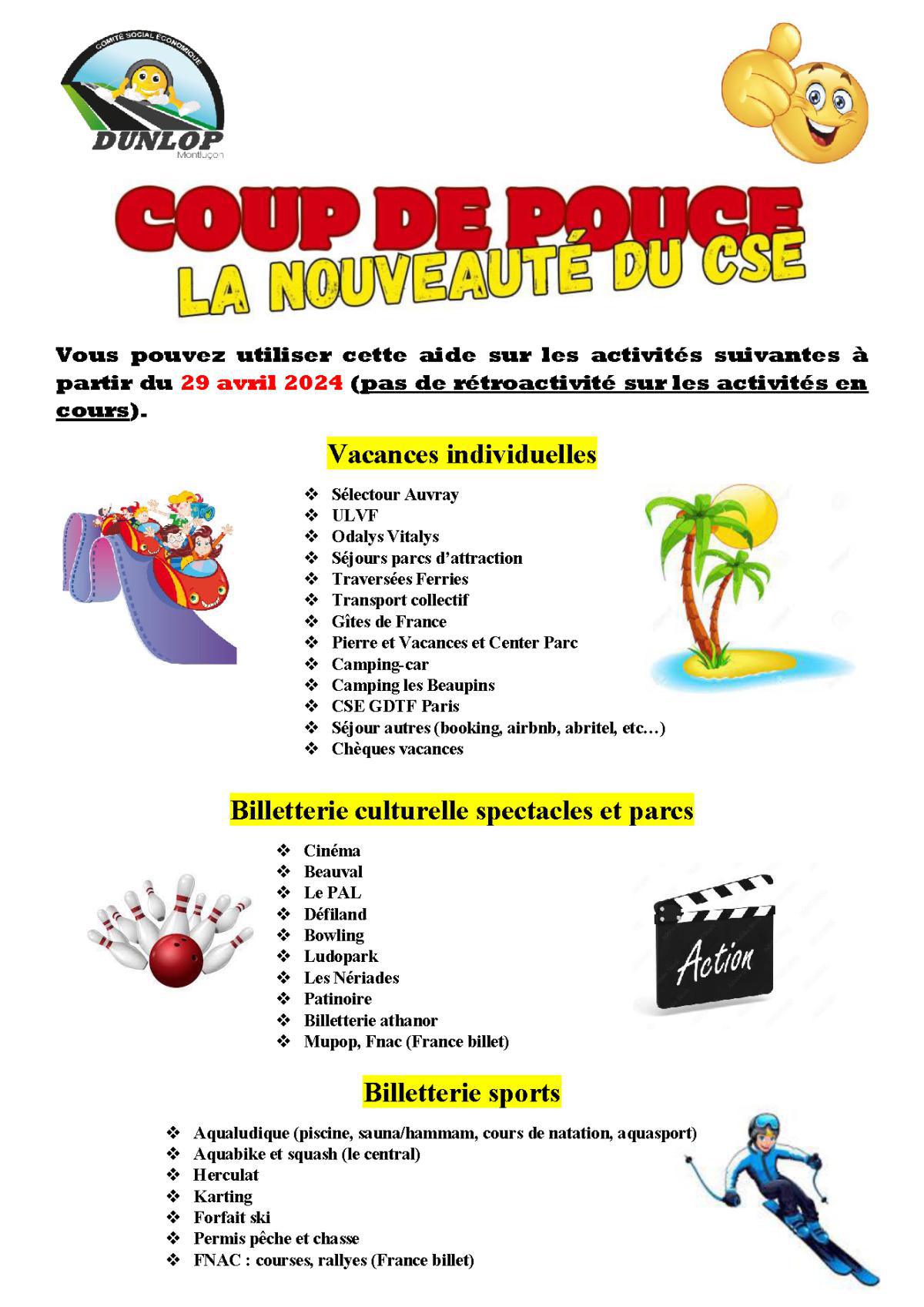 Lancement Coup de pouce 