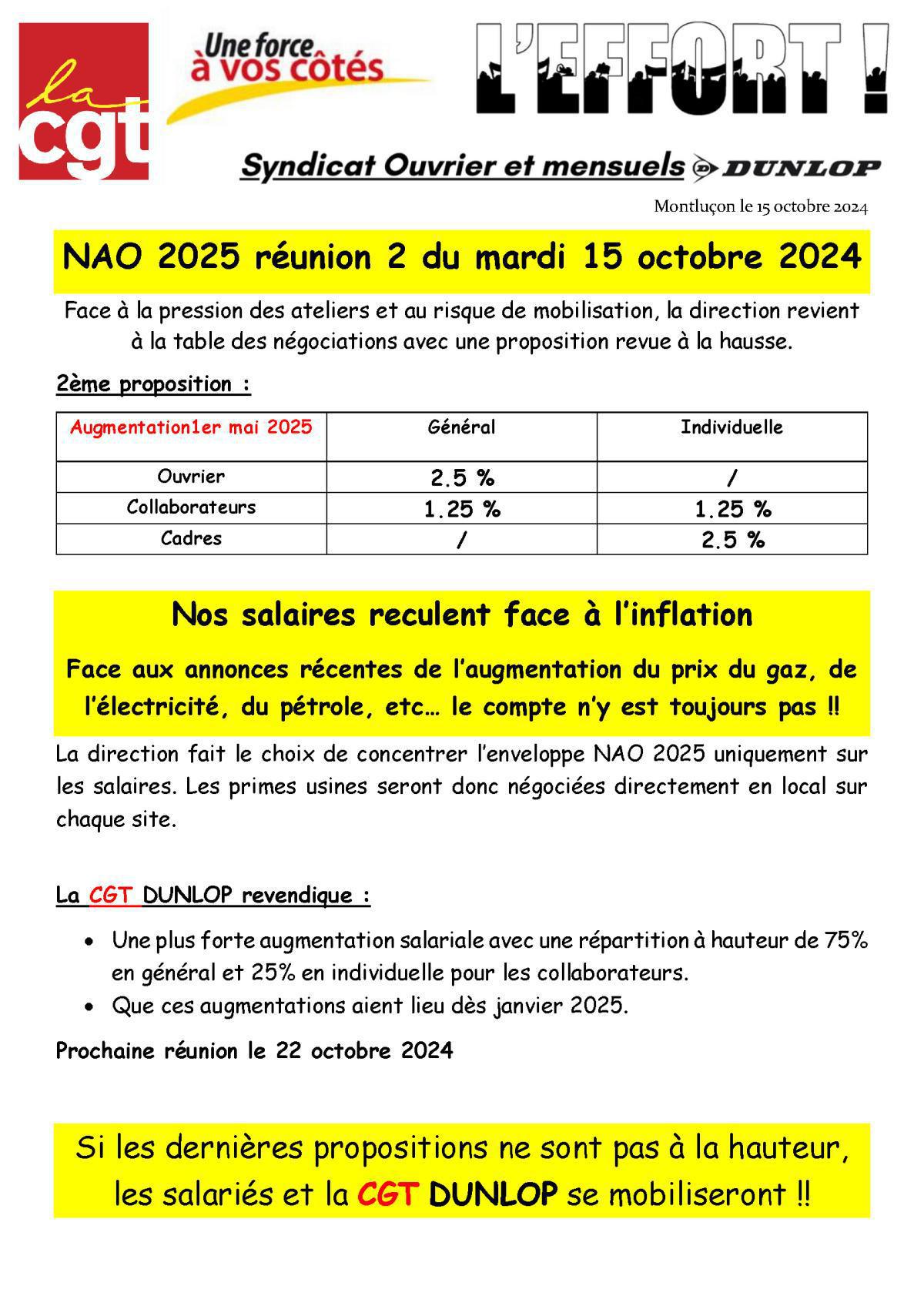NAO 2025 réunion 2 du mardi 15 octobre 2025