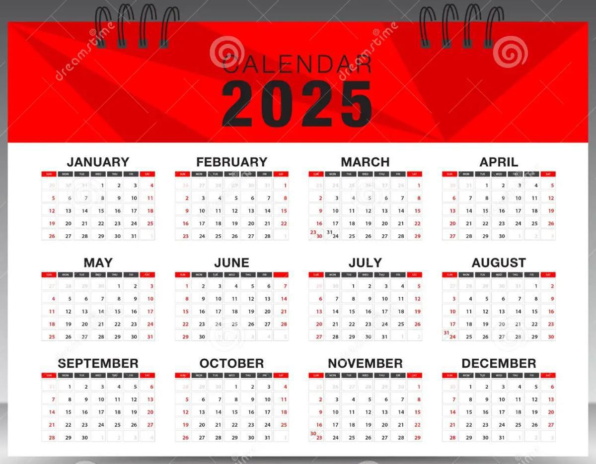 Calendrier 2025