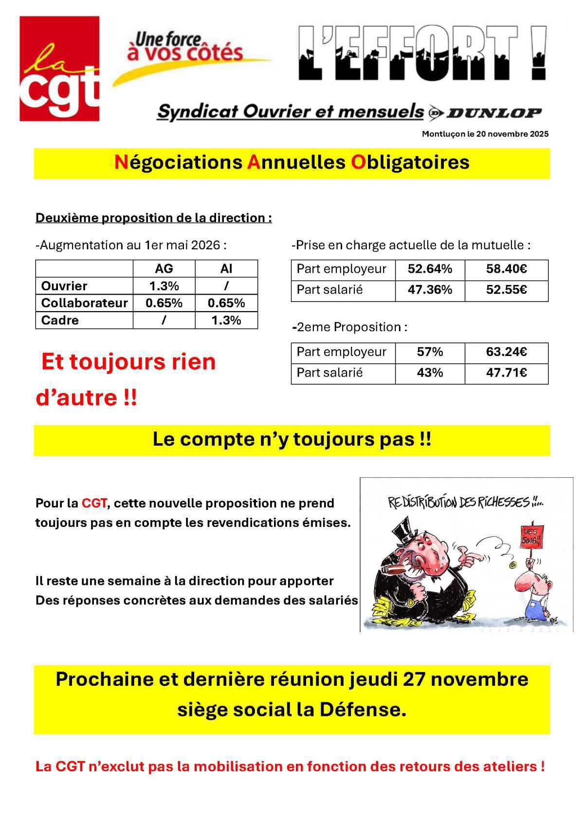 Négociations NAO 2026 réunion 2