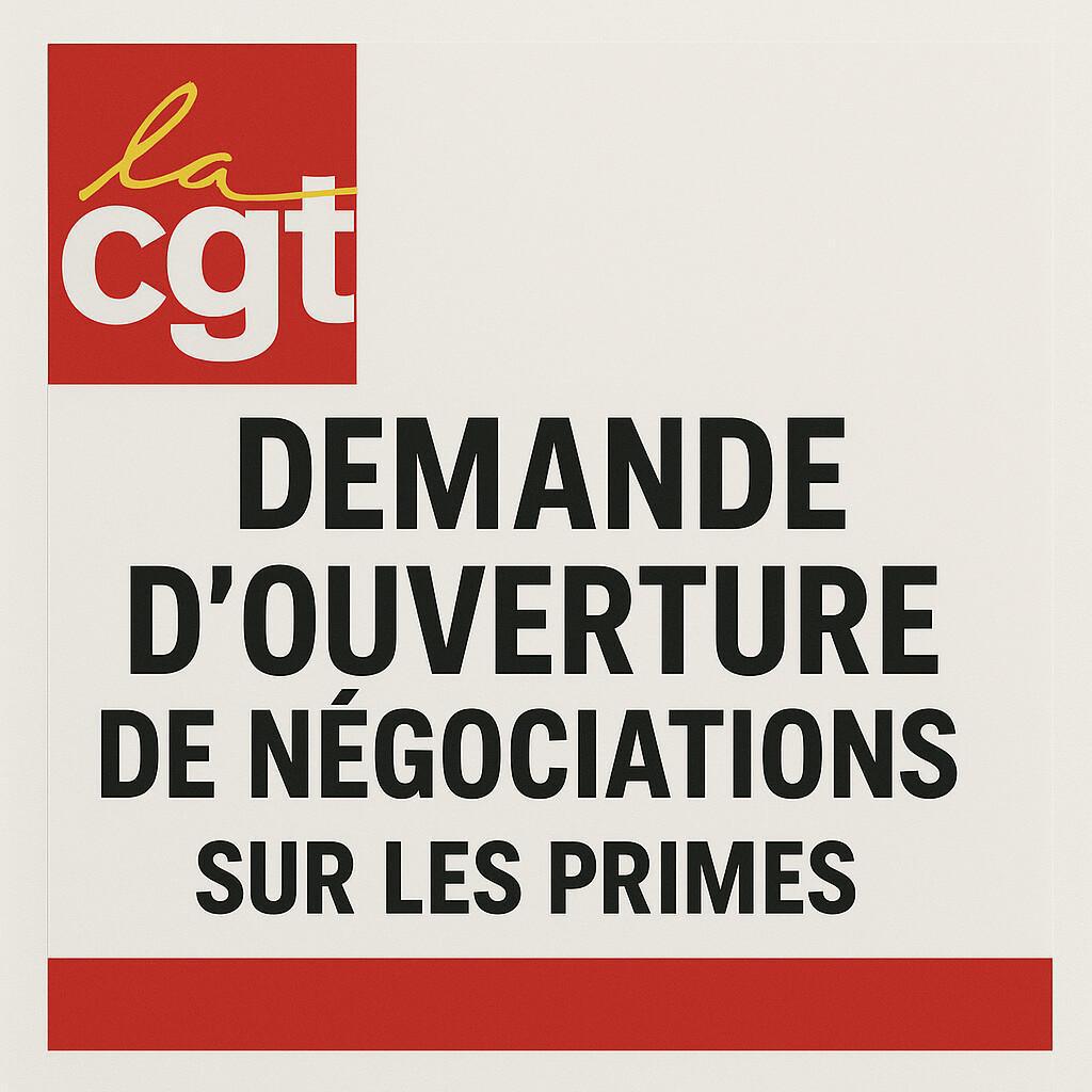 Demande d’ouverture de négociations sur les primes ( prime poste, paniers, ICT, et autres)