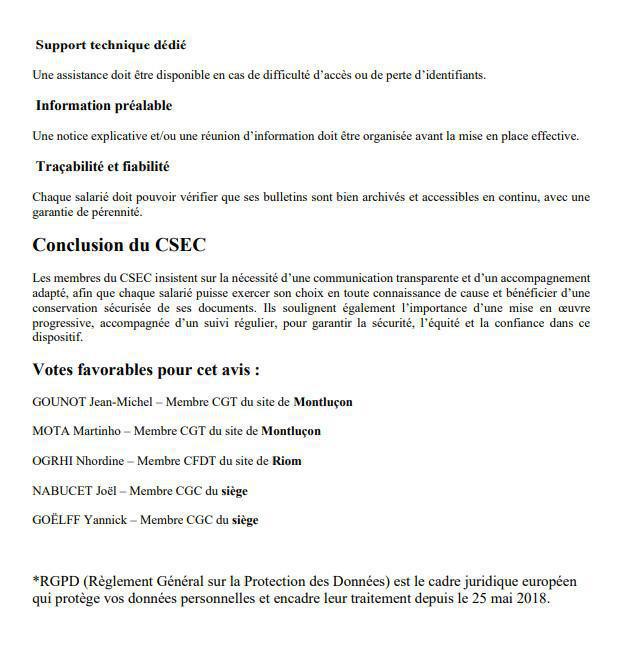 Projet dématérialisation bulletins de paie