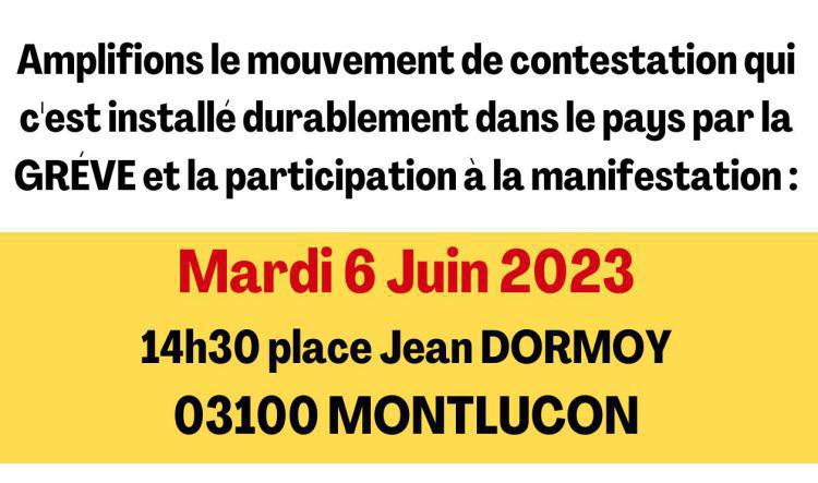 Appel à la grève mardi 6 juin 2023
