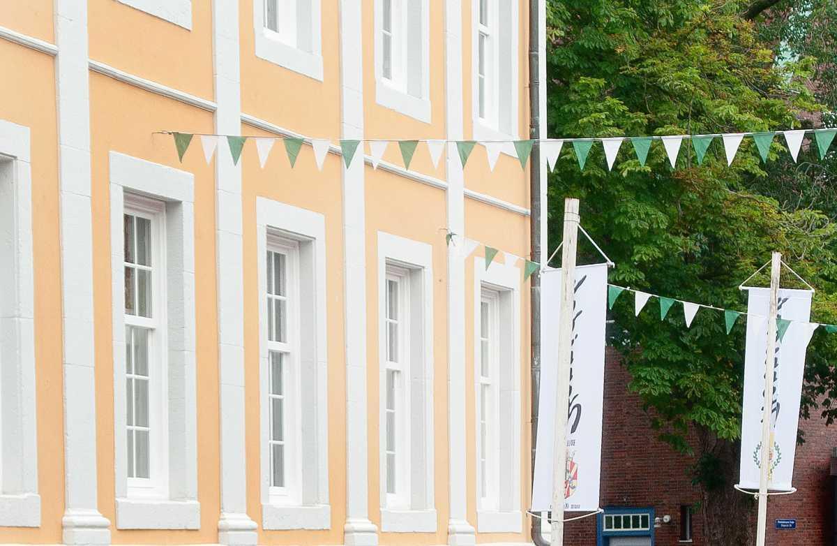 Abschmücken der Innenstadt