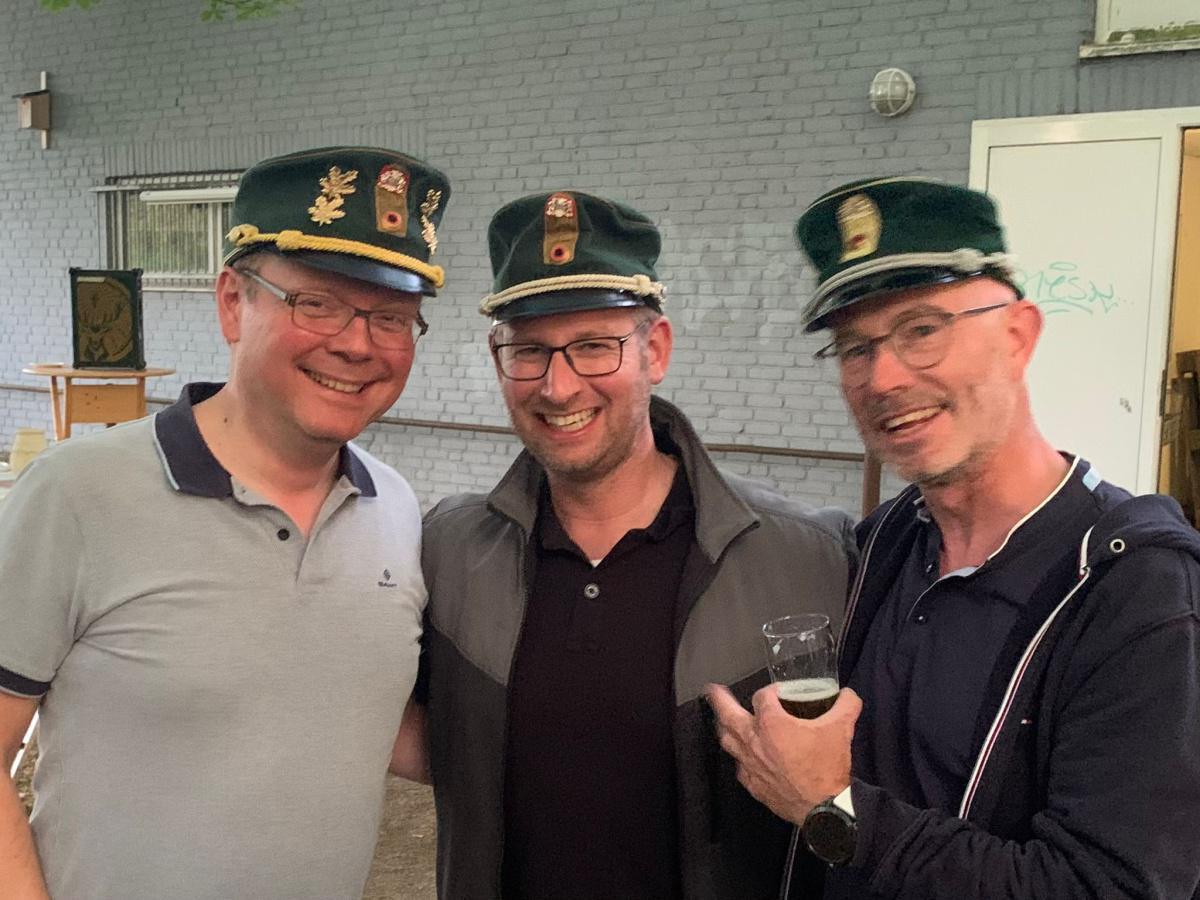 Die Stadt ist schützenfestlich geschmückt Die Stadt ist schützenfestlich geschmückt