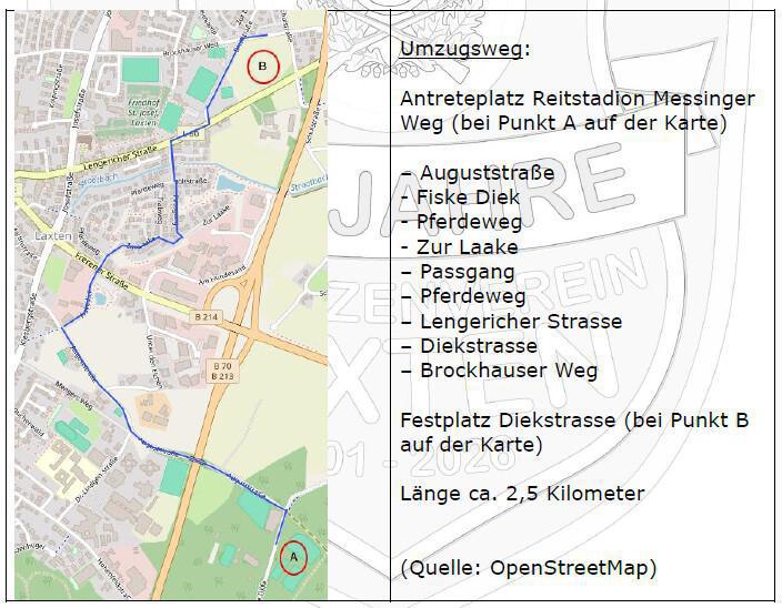 Jubelfest Schützenverein Laxten v. 1801 e.V. Jubelfest Schützenverein Laxten v. 1801 e.V.