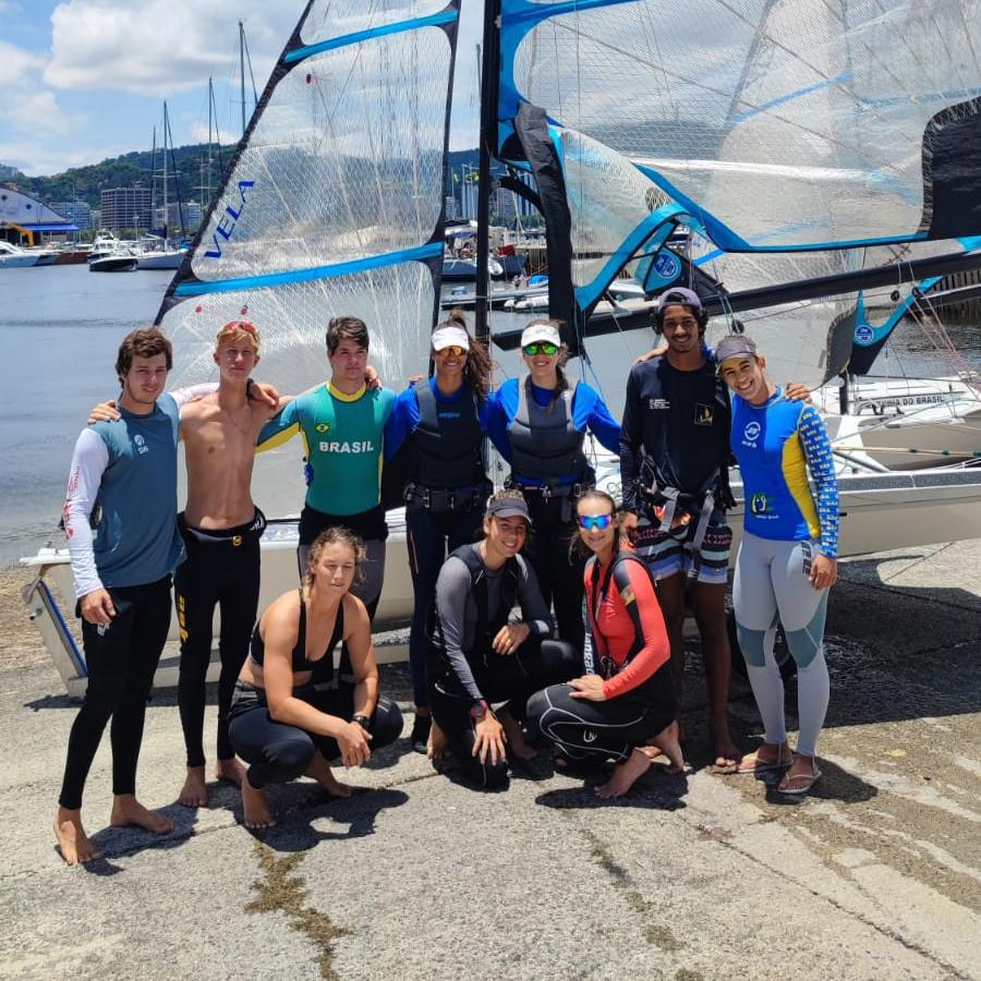 Vela jovem brasileira se destaca na classe 49er com apoio da CBVela Vela jovem brasileira se destaca na classe 49er com apoio da CBVela