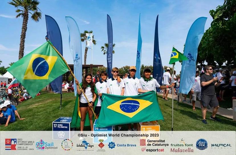 Brasil inicia campanha no Mundial de Optimist 2023 Brasil inicia campanha no Mundial de Optimist 2023