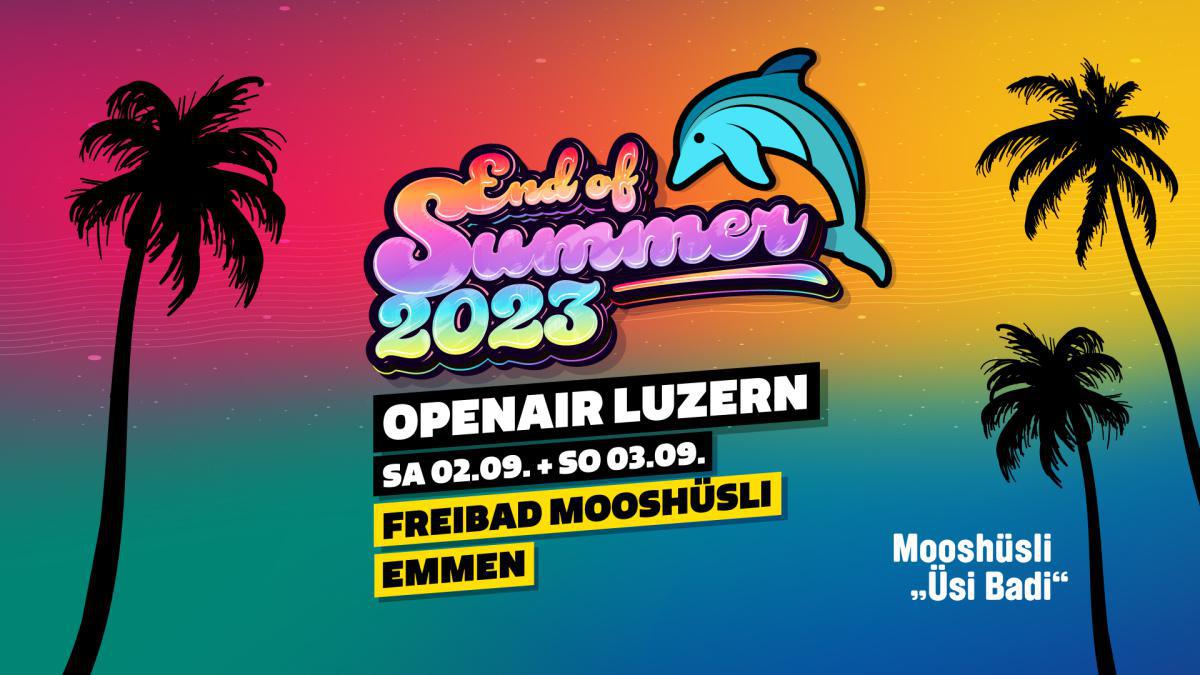 Grosse Abschlussparty der Daydance-Open-Air-Saison: "End Of Summer 2023 - Openair Luzern"