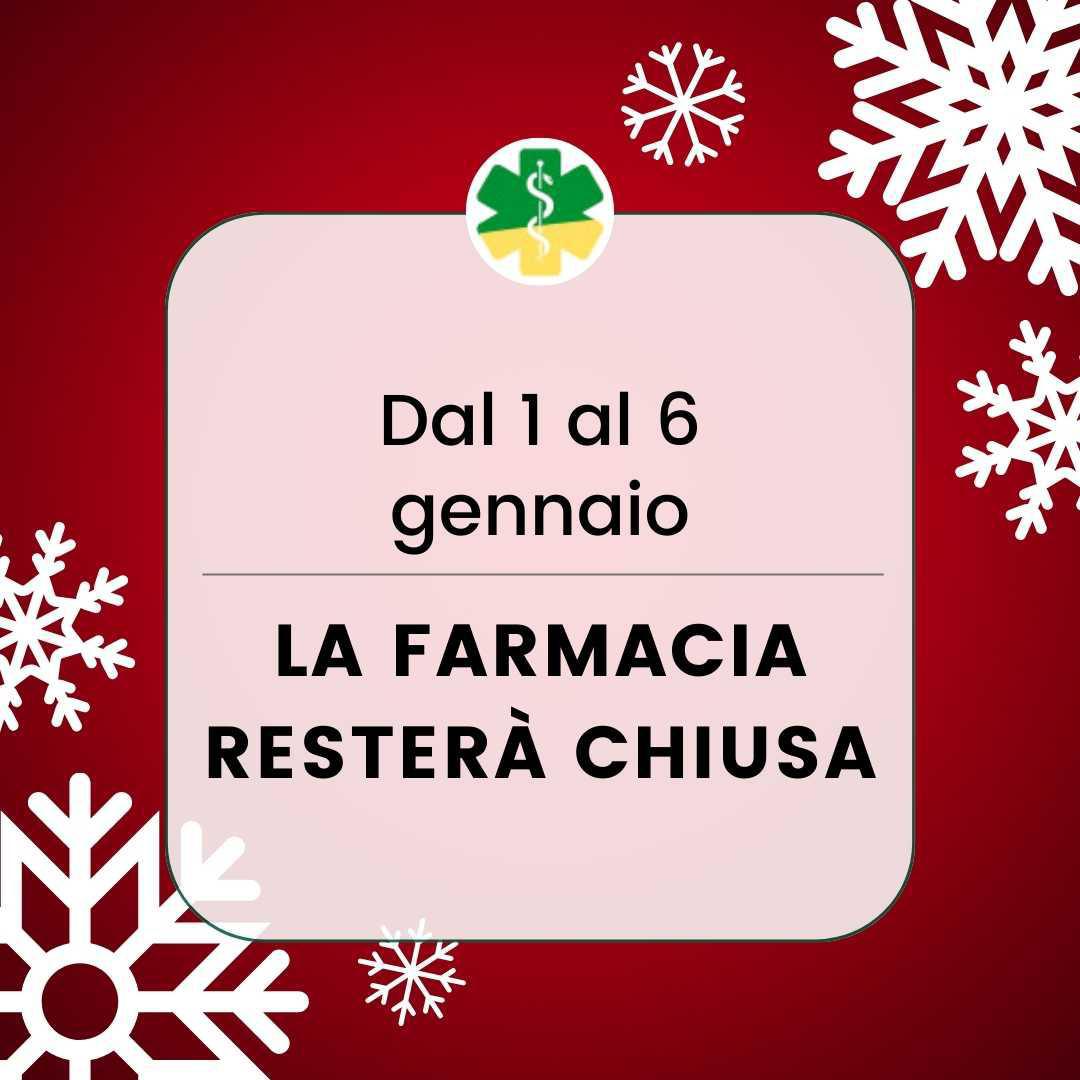 Chiusura per ferie