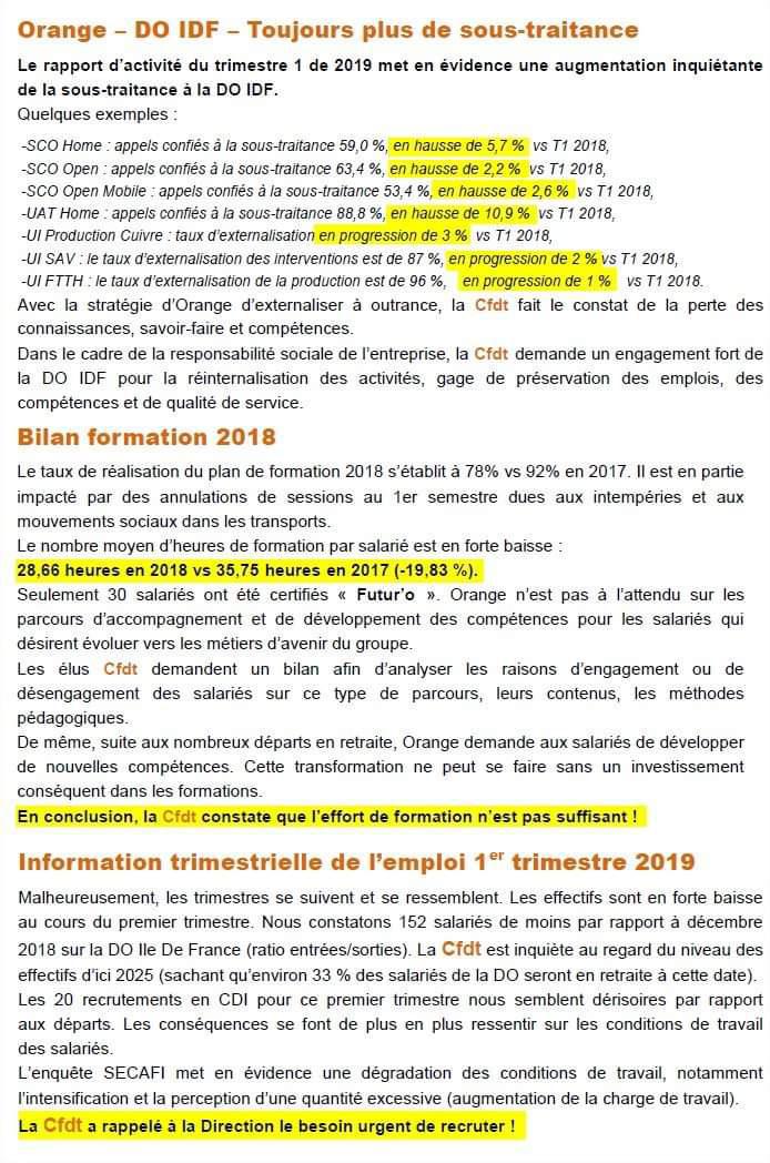 les news du CE aout 2019