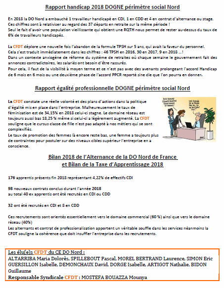 Les news du CE DO Nord Aout 2019