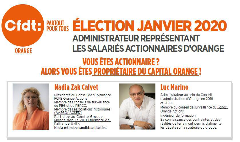 Election du représentant des salariés actionnaires