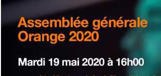 Assemblée générale des actionnaires Orange 2020