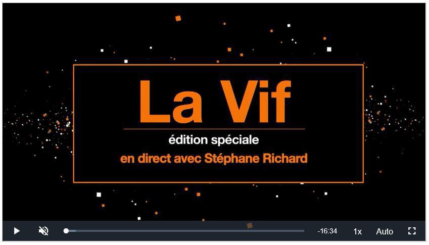 Notre synthèse de la Vif Stéphane Richard du 7 mai 2020 FIV #FIV 