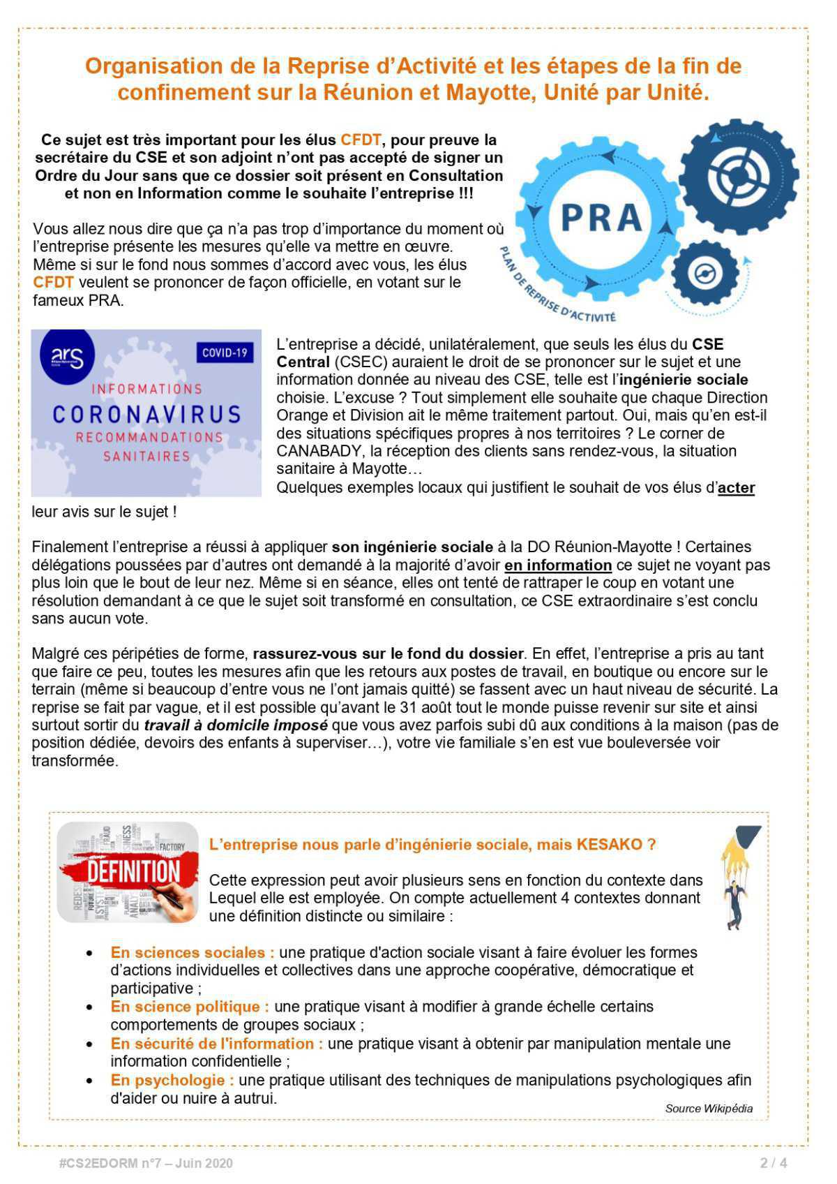 #CS2EDORM n°7 - Un CSE Extraordinaire pour le PRA qui n'en ai pas un