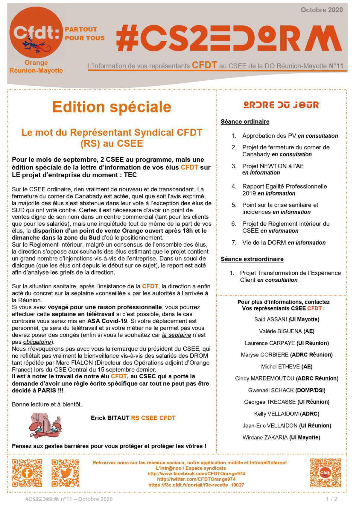 #CS2EDORM n°11 - Edition spéciale sur le projet TEC