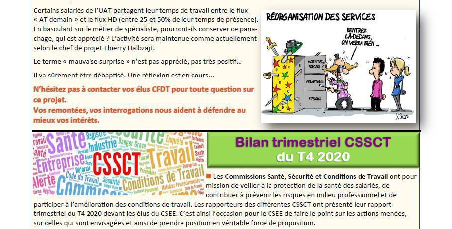 En direct du CSE DOGNE février 2021