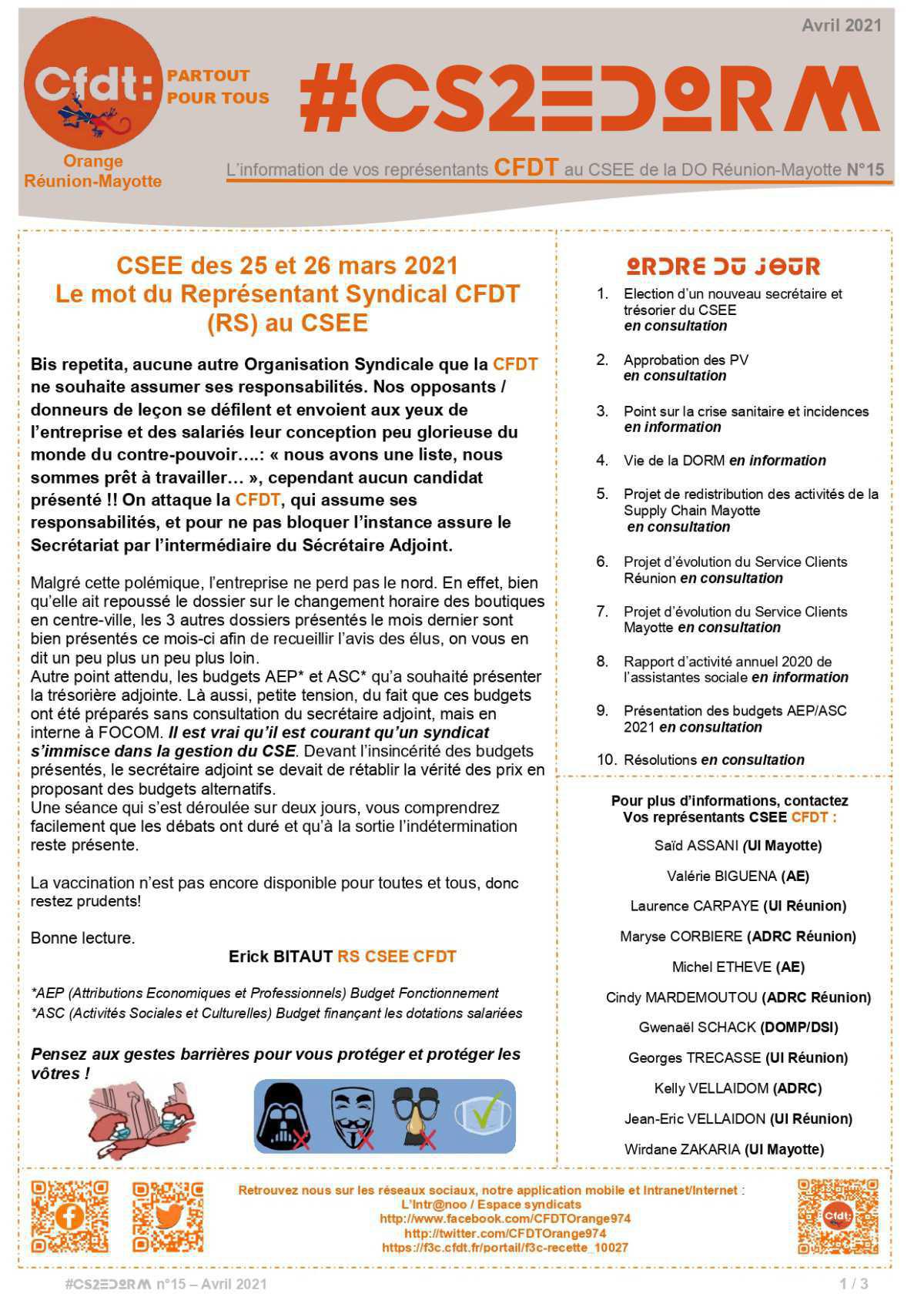 #CS2EDORM n°15 - CSEE des 25 et 26 mars 2021
