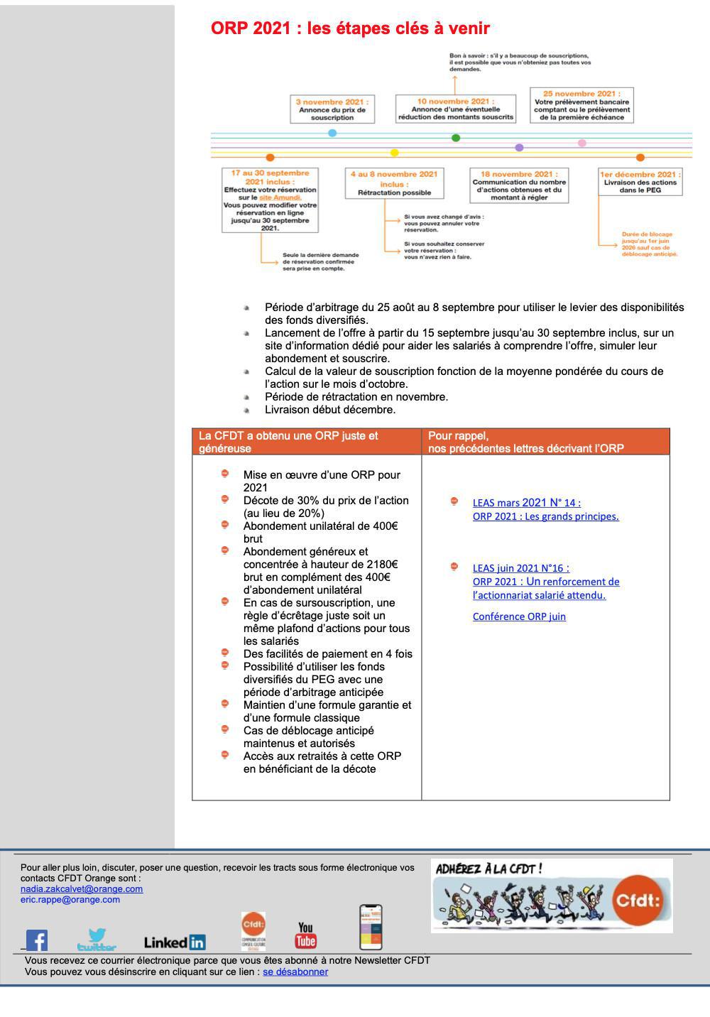 La lettre de l'épargne et de l'actionnariat salarié #N°17- Août 2021 - 