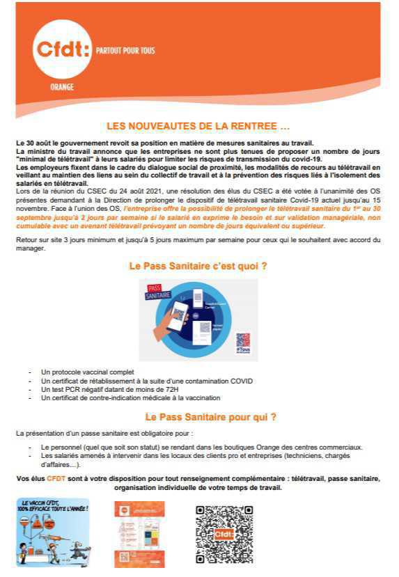 Reprise sur site : Dispositions et modalités