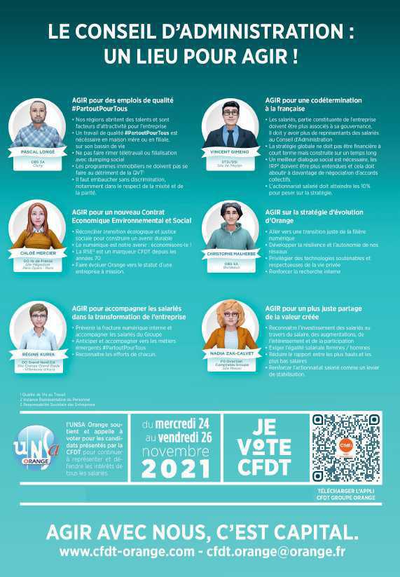 Election Conseil d'Administration - 2 ème tour