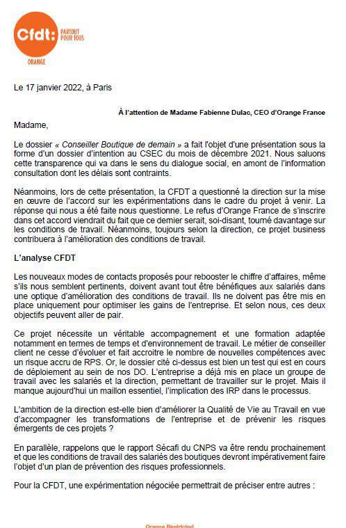 AD - Lettre ouverte à Fabienne Dulac : "Conseiller boutique de demain ?"