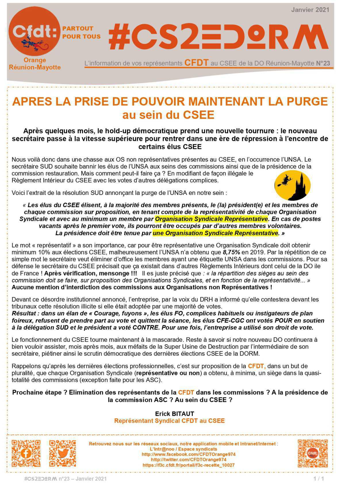 #CS2EDORM n°23 - Une dictature est née ?