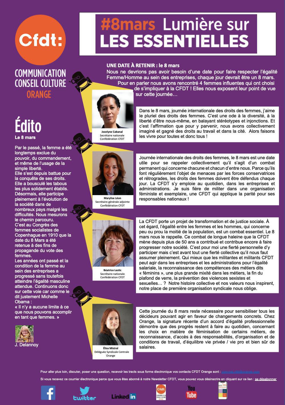 UNE DATE À RETENIR : le #8mars UNE DATE À RETENIR : le #8mars