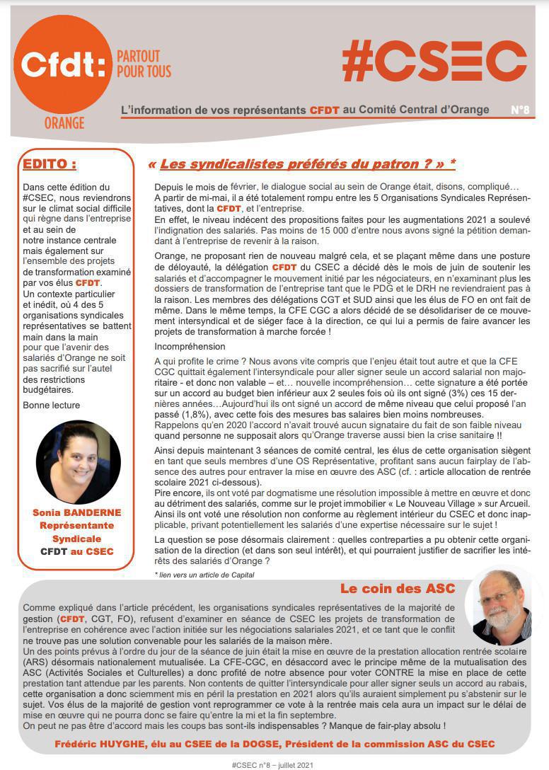 #CSEC N°8 - Juillet 2021