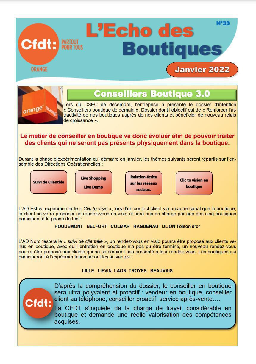 L'Echo des Boutiques - Janvier 2022 - N°33