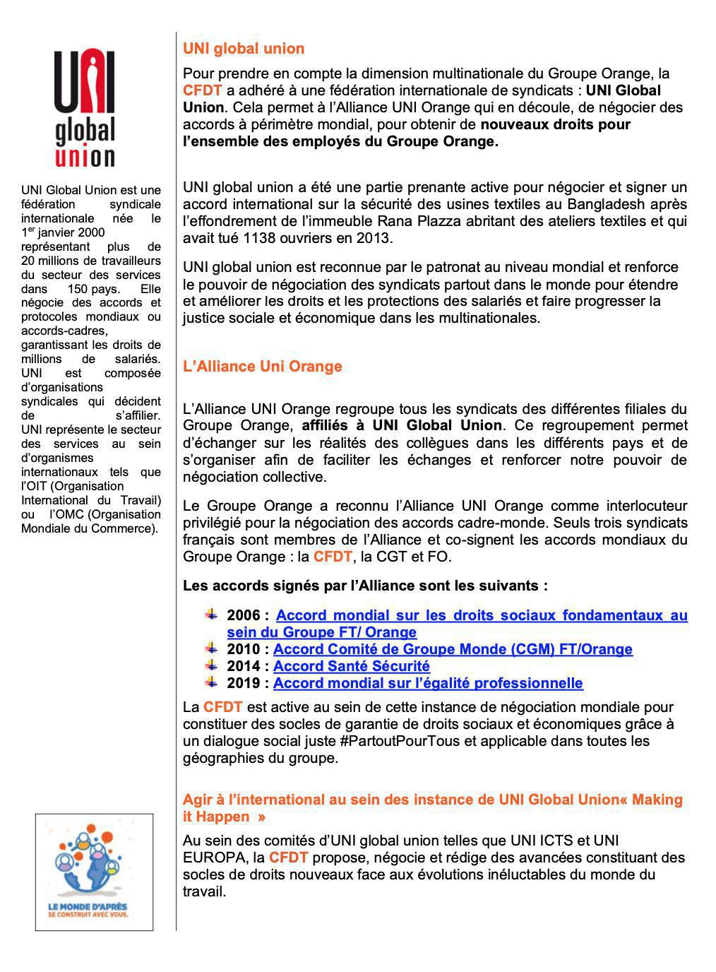 #International - Newsletter Cadres - Juin 2022